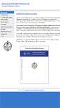 Mobile Screenshot of journalofbandresearch.org